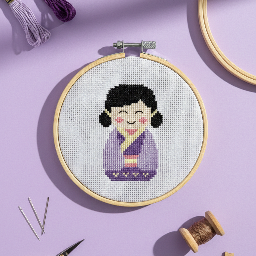 Aiko Cross Stitch Kit
