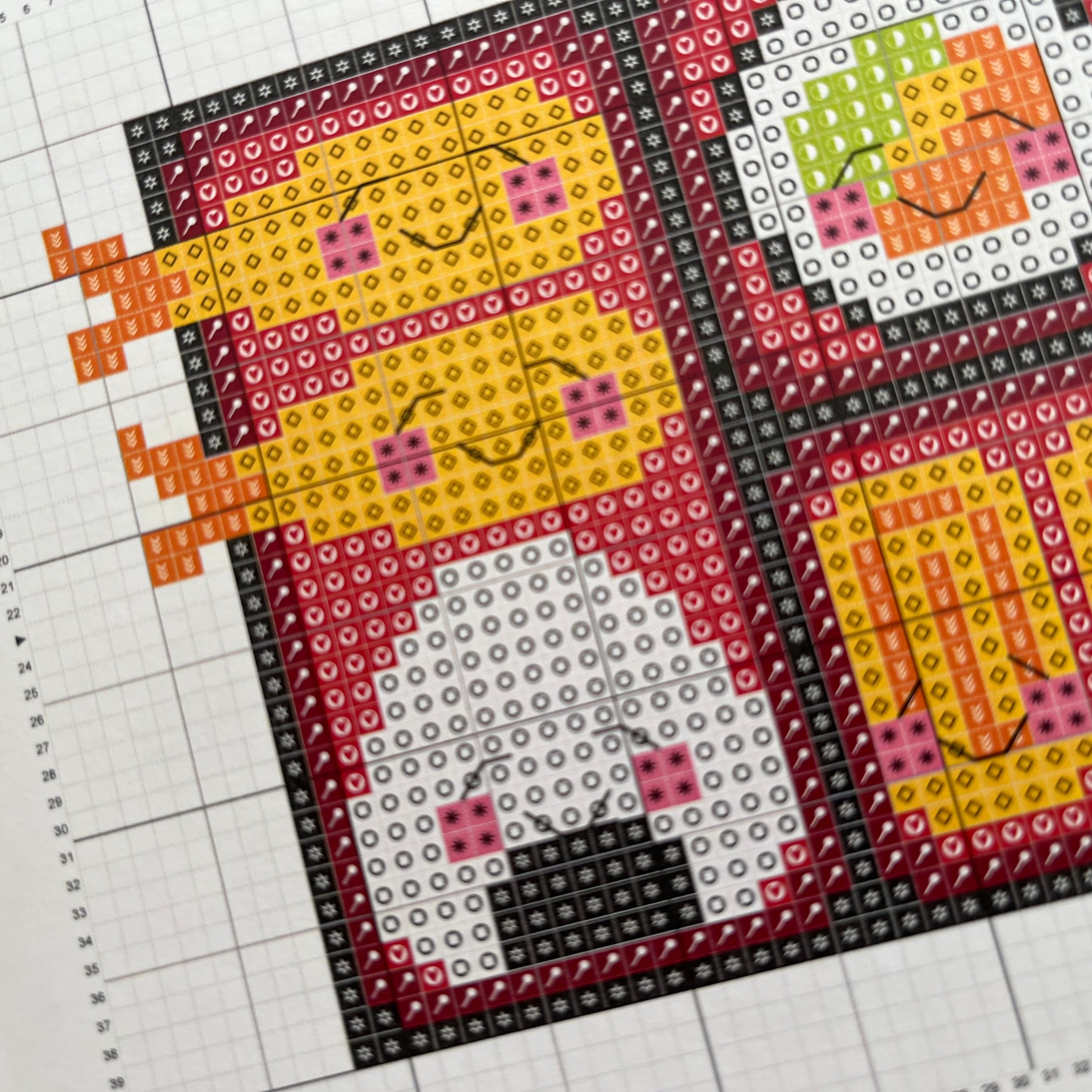 Bento Box Cross Stitch Pattern