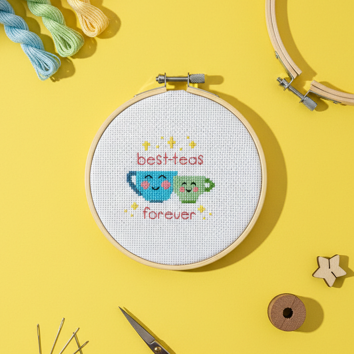 Best-Teas Forever Cross Stitch Kits