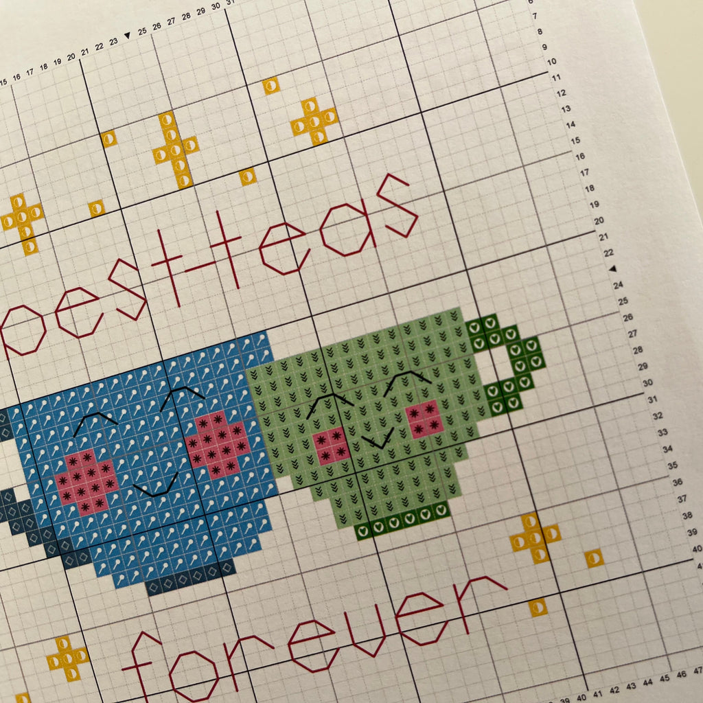 Best Teas Forever Cross Stitch Pattern