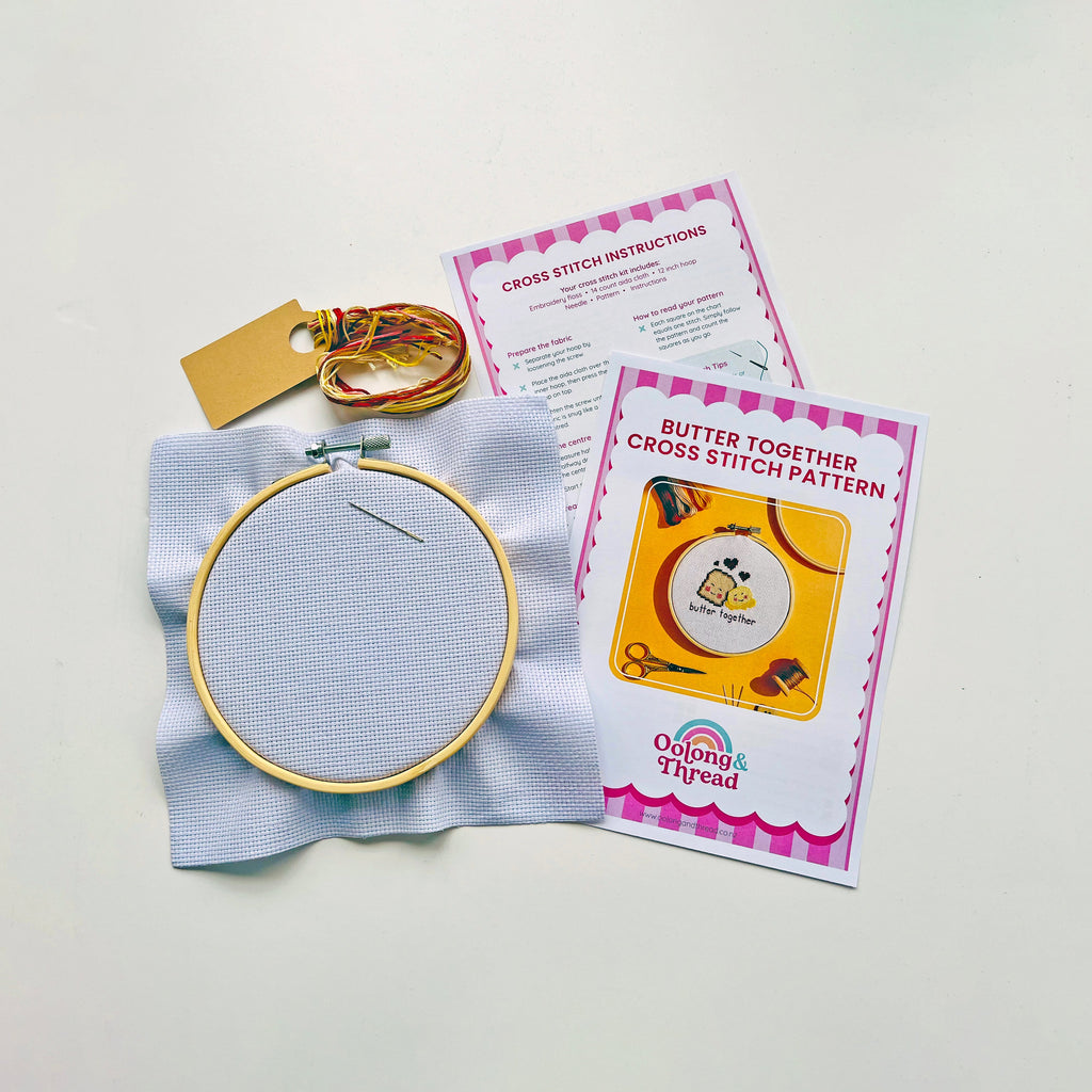 Butter Together Cross Stitch Kit