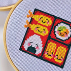 Bento Box Cross Stitch Kit