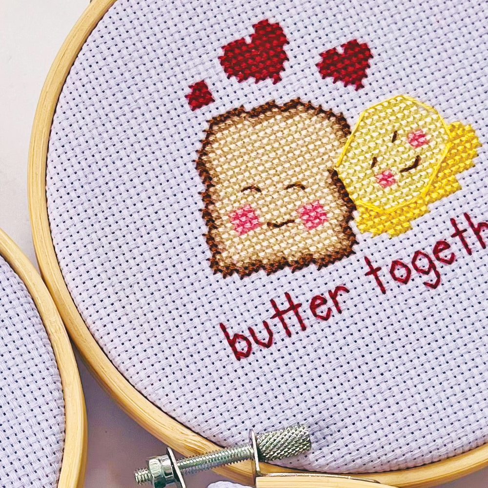 Butter Together Cross Stitch Kit
